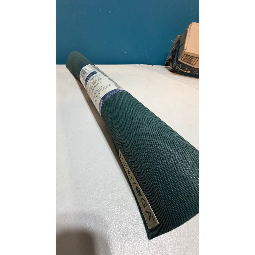 JadeYoga Harmony Yoga Mat Jade Green 68 Inch Natural Rubber Non-Slip Made in USA